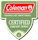 Coleman certified comfort expert